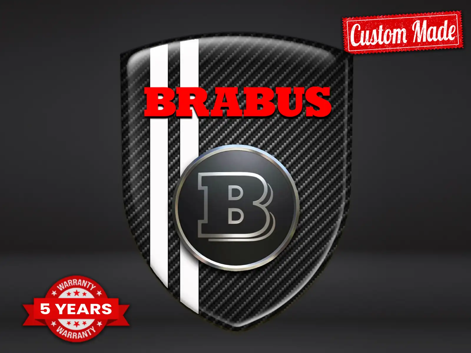 Brabus Adesivi Auto Personalizzati Premium Universali Design